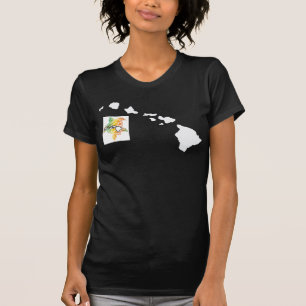 Hawaii-eilanden en schildpad t-shirt