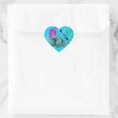 Hawaii-eilanden Hart Sticker (Tas)