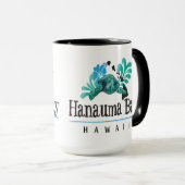 Hawaii Eilanden, Schildpad en Hibiscus Bloem Mok (Voorkant rechts)