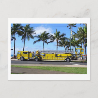 Hawaii Fire Truck Briefkaart