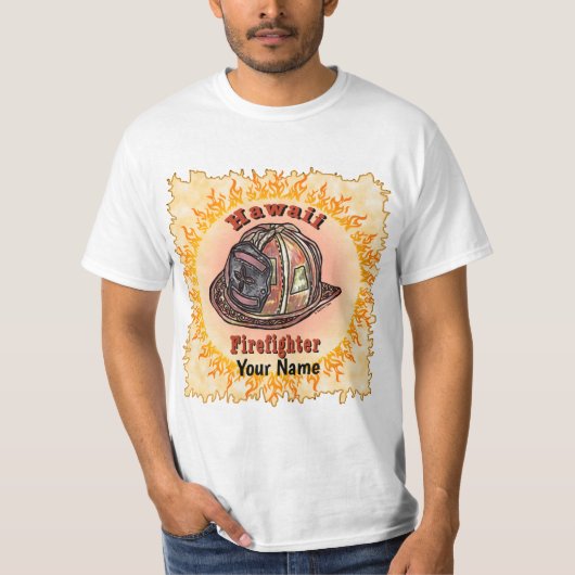 Hawaii Firefighter  t-shirt  (Devant)