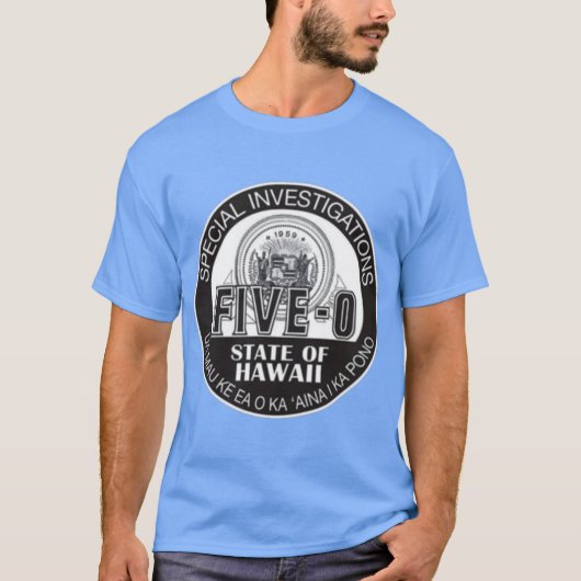 Hawaii Five0 Embleem T-shirt (Voorkant)