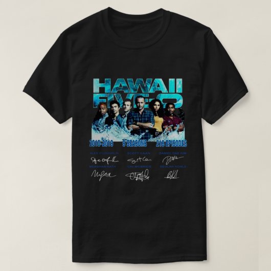 Hawaii Five-0 2010-2019 9 Seasons 218 Episodes Sig T-shirt (Design voorkant)