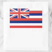 Hawaii Flag Rechthoekige Sticker (Tas)