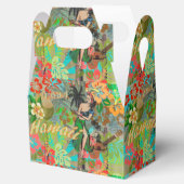 Hawaii Flower Hula  Floral Graphic Bedankdoosjes (Geopend)