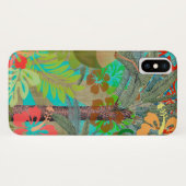 Hawaii Flower Hula  Floral Graphic Case-Mate iPhone Case (Achterkant (horizontaal))