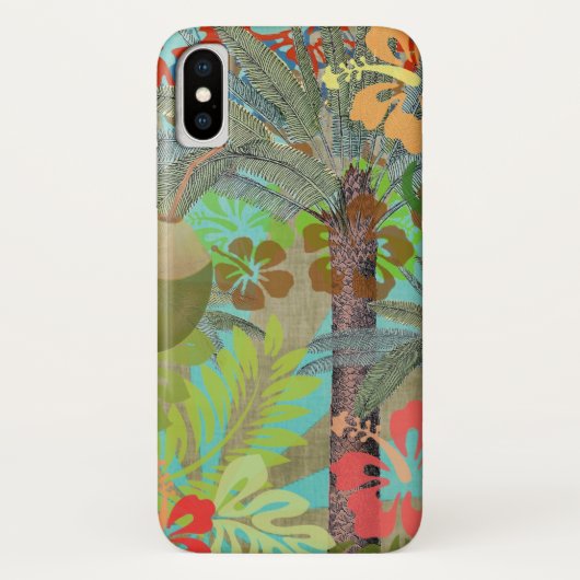 Hawaii Flower Hula  Floral Graphic Case-Mate iPhone Case (Achterkant)