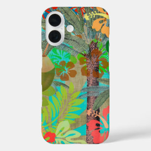 Hawaii Flower Hula  Floral Graphic iPhone 16 Hoesje