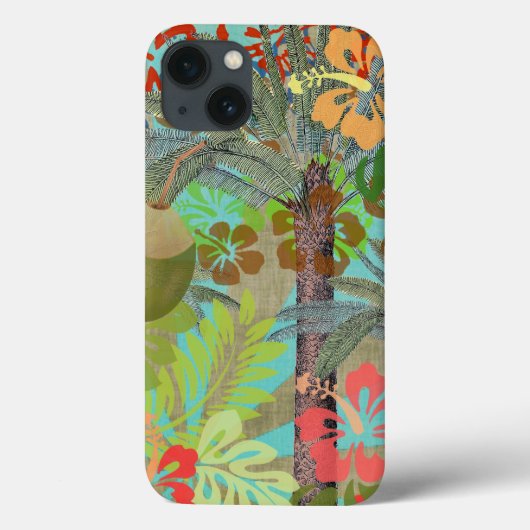 Hawaii Flower Hula  Floral Graphic Case-Mate iPhone Case (Achterkant)
