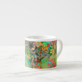 Hawaii Flower Hula Floral Graphic Espresso Kop (Voorkant rechts)