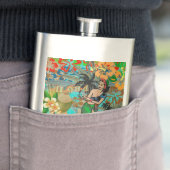 Hawaii Flower Hula  Floral Graphic Flacon (Voorbeeld)