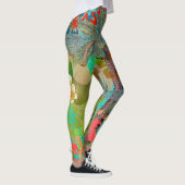 Hawaii Flower Hula Floral Graphic Leggings (Rechts)