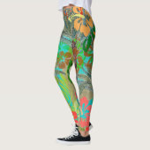 Hawaii Flower Hula Floral Graphic Leggings (Links)