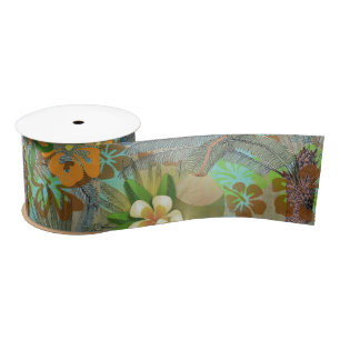 Hawaii Flower Hula  Floral Graphic Lint
