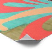 Hawaii Flower Hula Floral Graphic Poster (Hoek)