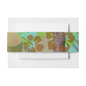 Hawaii Flower Hula  Floral Graphic Uitnodigingen Wikkel (Voorkant Voorbeeld)