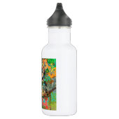 Hawaii Flower Hula  Floral Graphic Waterfles (Rechts)