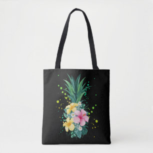 Hawaii Flower Pineapple Art Vacking Draagtas