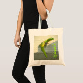 Hawaii gecko vert clair sac réutilisable (Devant (produit))