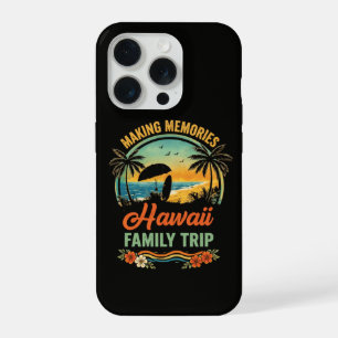 Hawaii Gezinsreis Strand Zonsondergang Paragliden  iPhone 15 Pro Hoesje