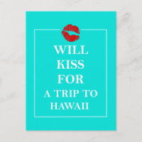 Hawaii Gift Will Kiss voor een reis naar Hawaï