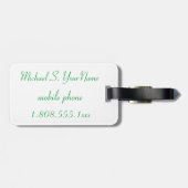 Hawaii Green Sand Beach Baggage I.D. Bagagelabel (Achterkant horizontaal)