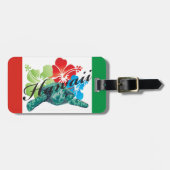 Hawaii Green Zee Turtle Bagagelabel (Voorkant horizontaal)