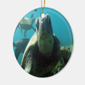 Hawaii Green Zee Turtle Keramisch Ornament (Links)