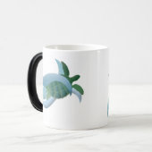 Hawaii Green Zee Turtle Magische Mok (Voorkant links)