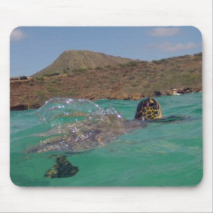 Hawaii Green Zee Turtle Muismat