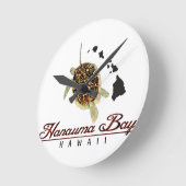Hawaii Green Zee Turtle Ronde Klok (Hoek)