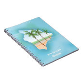Hawaii groot eiland notitieboek (Rechterzijde)
