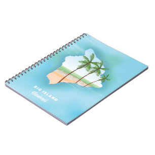 Hawaii groot eiland notitieboek