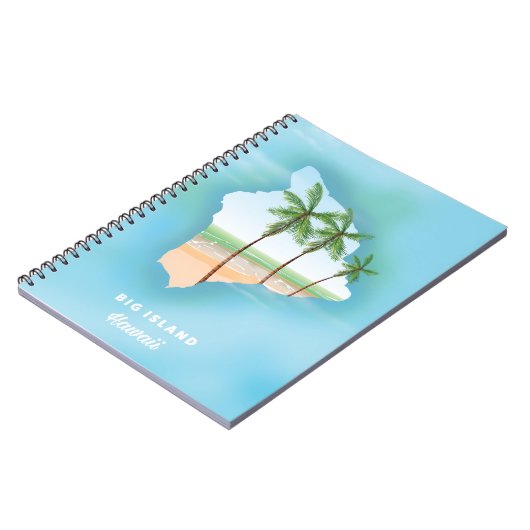 Hawaii groot eiland notitieboek (Linkerzijde)