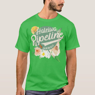 Hawaii Haleiwa Pipeline Oahu North Shore Surf Desi T-shirt