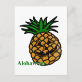 hawaii halloween ananappelsap uitnodiging briefkaart (Voorkant)