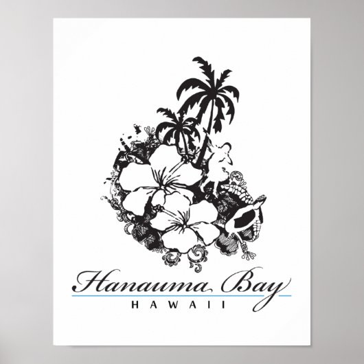 Hawaii Hanauma Bay Poster (Voorkant)