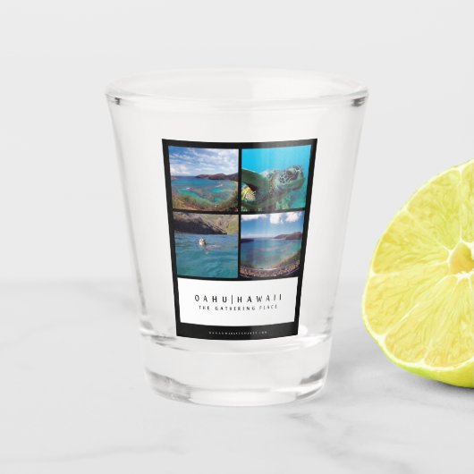 Hawaii Hanauma Bay Shot glass Shot Glas (Voorkant)
