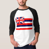 HAWAII/HAWAÏAN FLAG T-SHIRT (Voorkant)