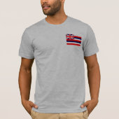 HAWAII/HAWAÏAN FLAG T-SHIRT (Voorkant)