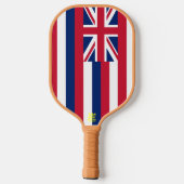 Hawaii Hawaiian Flag Pickleball Paddle (Achterkant)