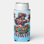 Hawaii | Hawaiian Hula Dancer gepersonaliseerd (Seltzer Voorkant)