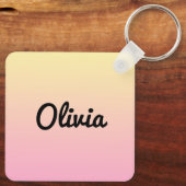 Hawaii | Hawaiian Hula Dancer gepersonaliseerd Sleutelhanger (Achterkant)