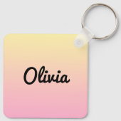 Hawaii | Hawaiian Hula Dancer gepersonaliseerd Sleutelhanger (Achterkant)