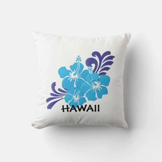 Hawaii Hibiscus Flower Coussin (Recto)