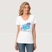 Hawaii Hibiscus Flowers T-shirt (Voorkant volledig)