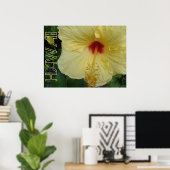 Hawaii hibiscus poster (Thuiskantoor)