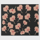 Hawaii Hibsicsus Flowers Cadeaupapier (Vlak)
