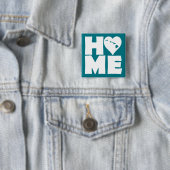 Hawaii Home Heart State Button Badge Pin (En situation)
