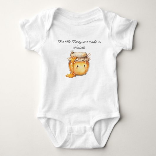 Hawaii Honey Baby Romper (Voorkant)